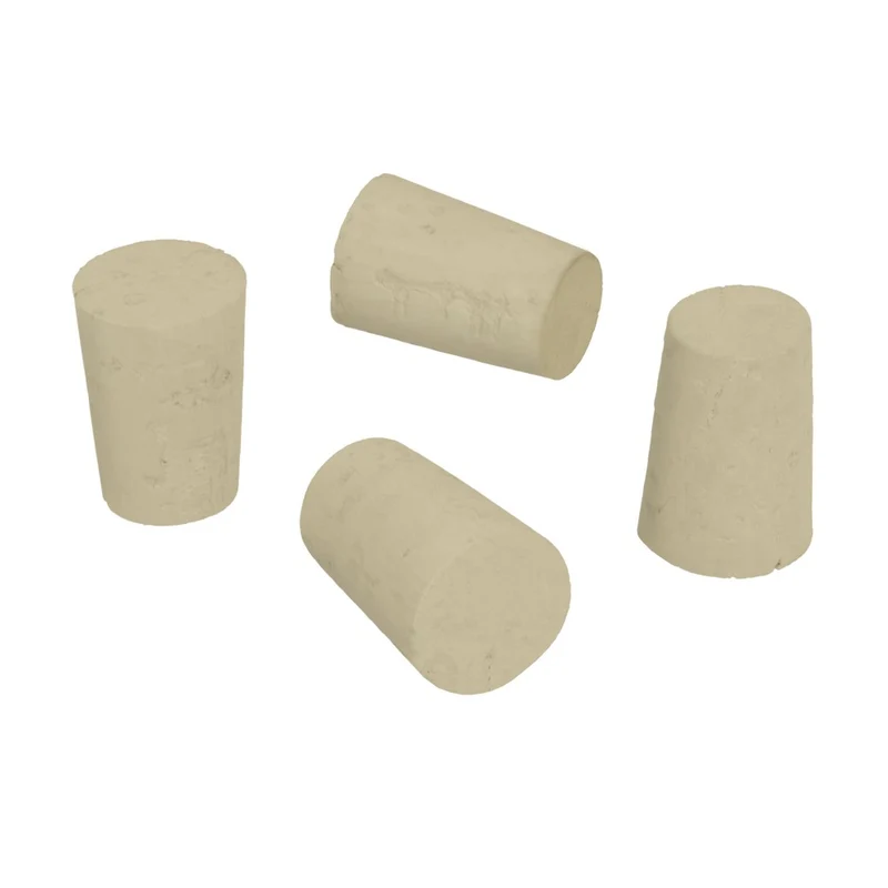 JUEGO DE 10 TAPONES CORCHO CONICOS METALTEX