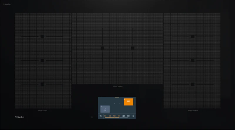 Miele 94cm FlexControl Induction Cooktop with 3 PowerFlex Plus Zones and Full Touch Display