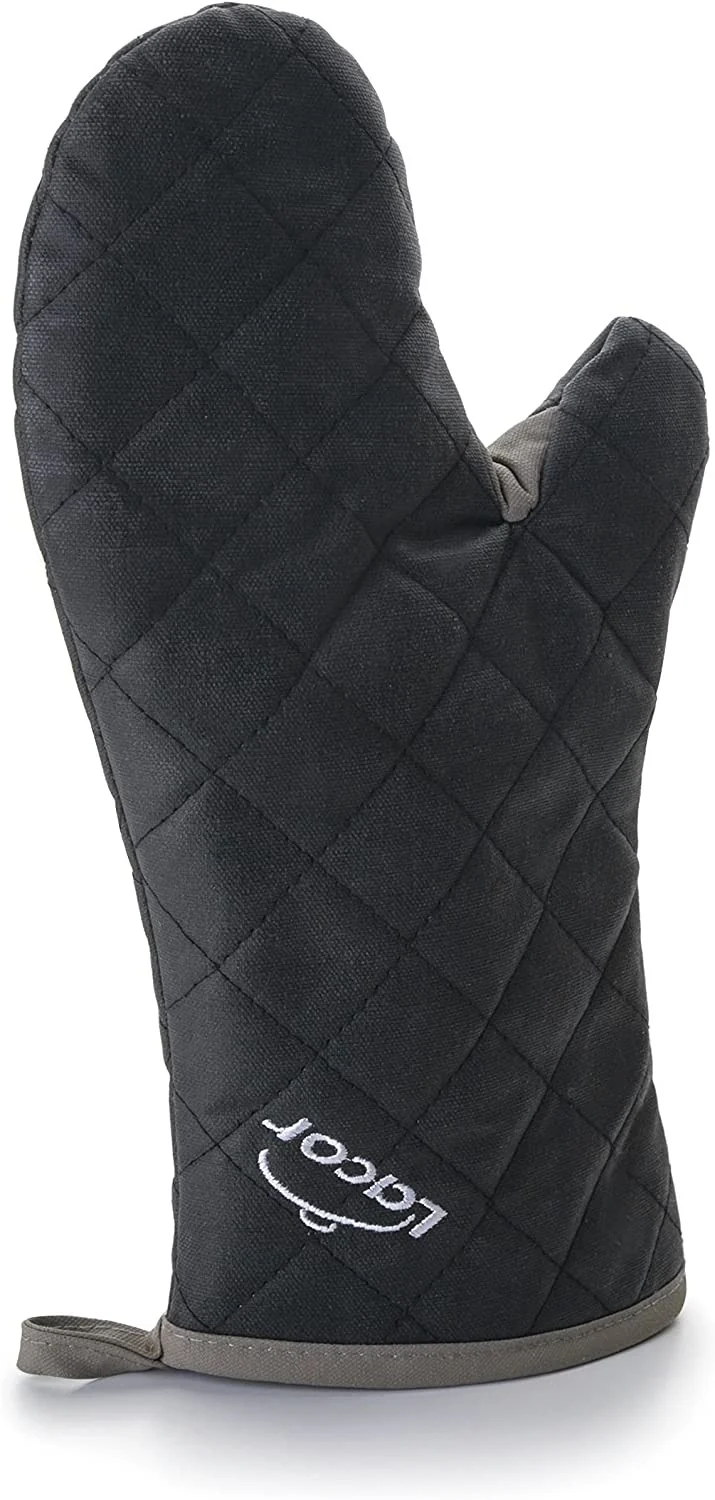 GUANTE COCINA 36CM NEGRO RETARDANTE LLAMA