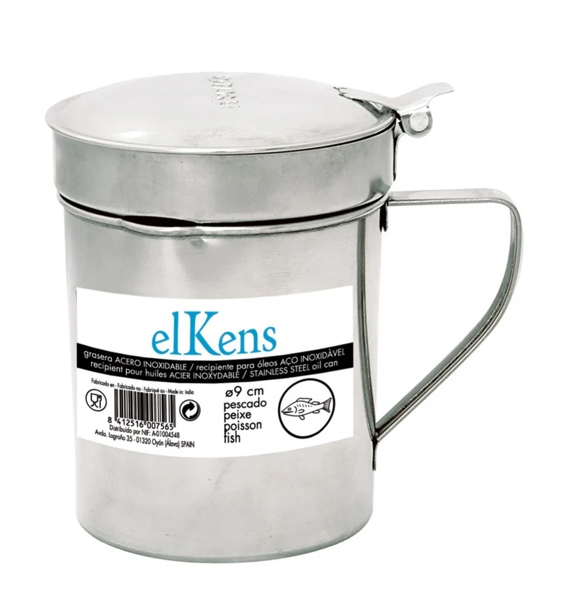 GRASERA ACERO INOX 0.5L PESCADO