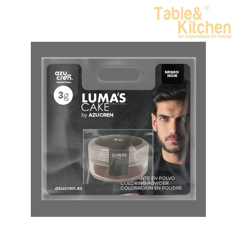 COLORANTE EN POLVO NEGRO LUMA`S CAKE