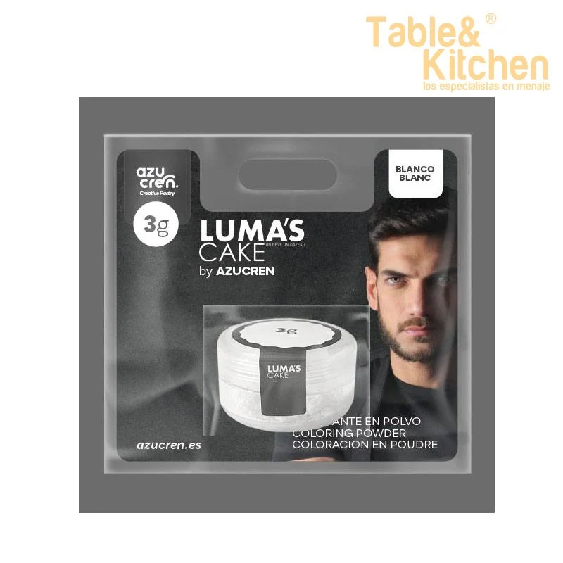 COLORANTE EN POLVO BLANCO LUMAS CAKE 3 GRAMOS
