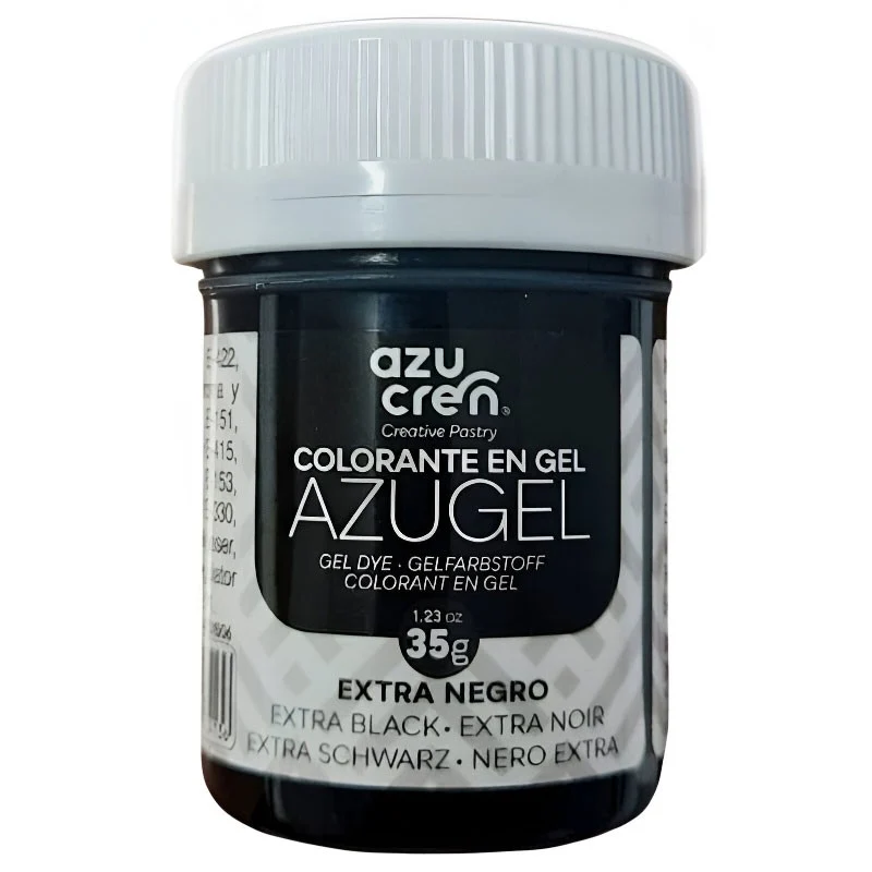 COLORANTE EN GEL EXTRA NEGRO AZUGEL