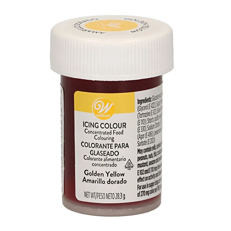 COLORANTE WILTON AMARILLO DORADO 28 GRAMOS