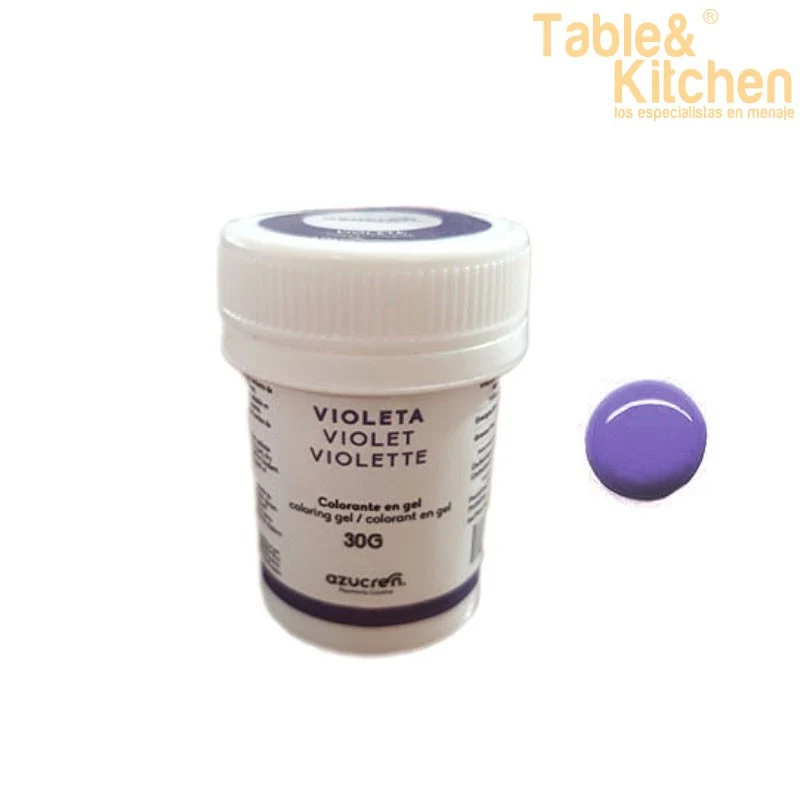 COLORANTE EN GEL VIOLETA 30GR AZUCREN