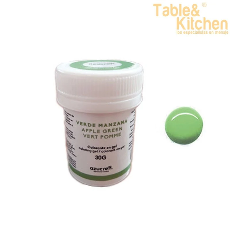 COLORANTE EN GEL VERDE MANZANA 30GR AZUCREN