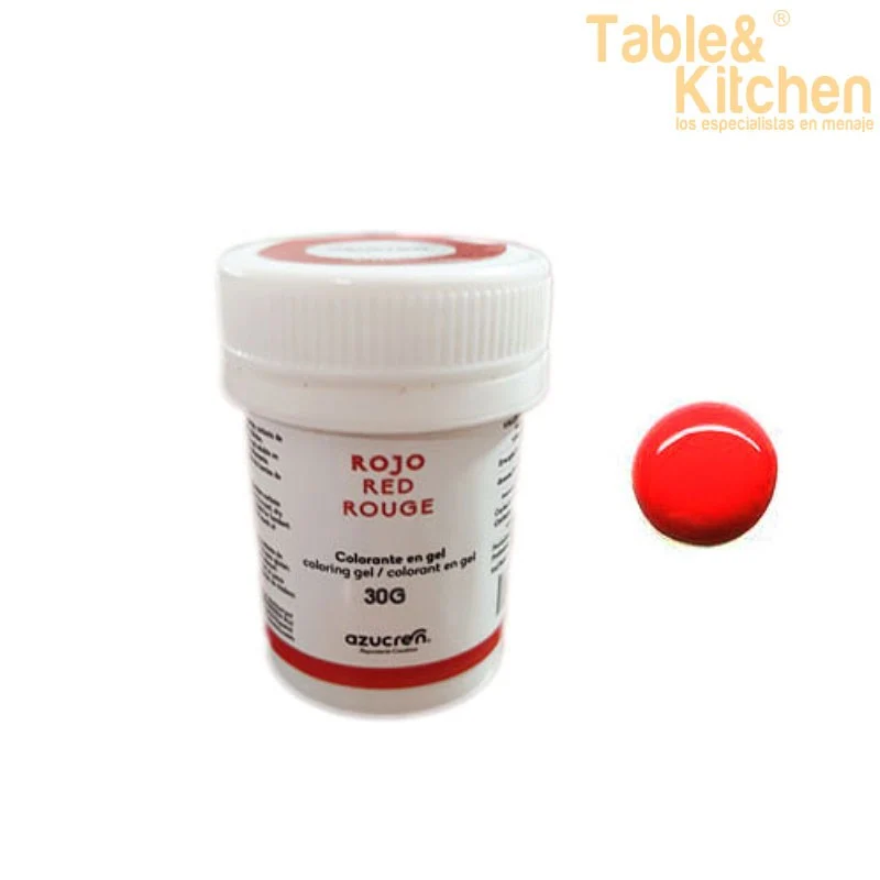 COLORANTE ROJO 30GR AZUCREN