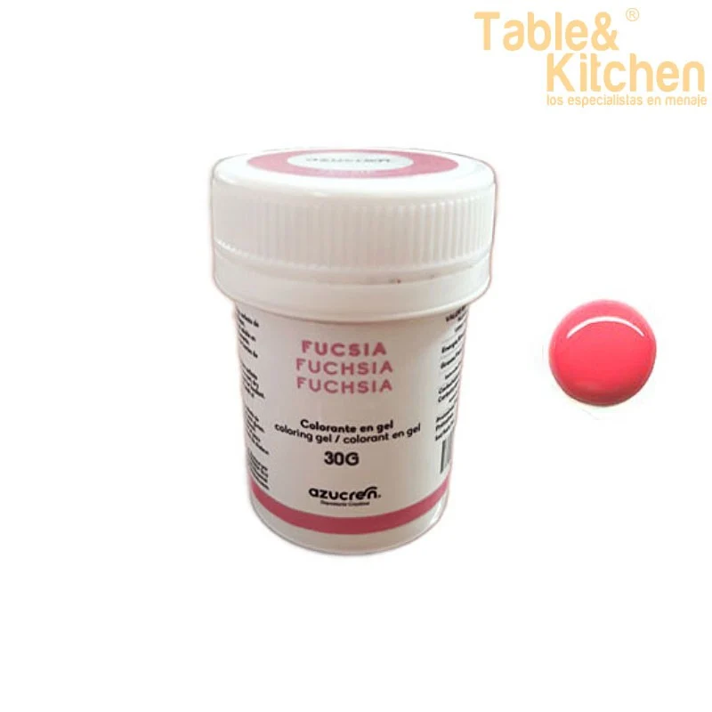 COLORANTE EN GEL ROSA FUCSIA 30GR AZUCREN