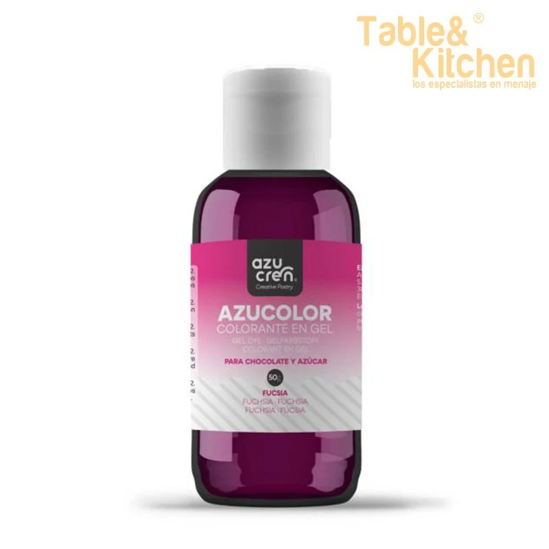 COLORANTE EN GEL FUCSIA AZUCOLOR 50 GRAMOS