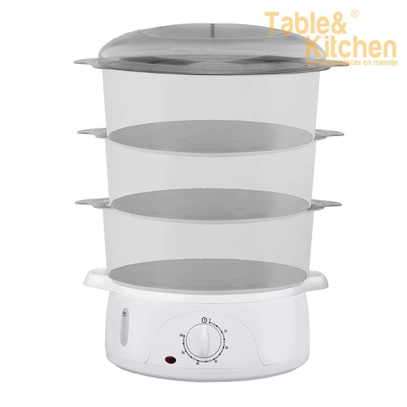 COCEDOR AL VAPOR 3 NIVELES KUKEN 800W