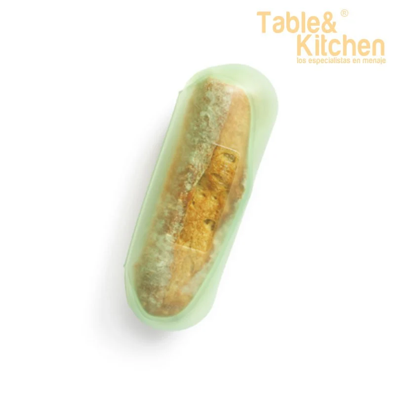 FUNDA REUTILIZABLE BOCADILLO/BAGUETTE SILICONA 22 CM