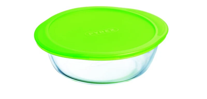 FUENTE REDONDA CON TAPA 26CM BASIC PYREX