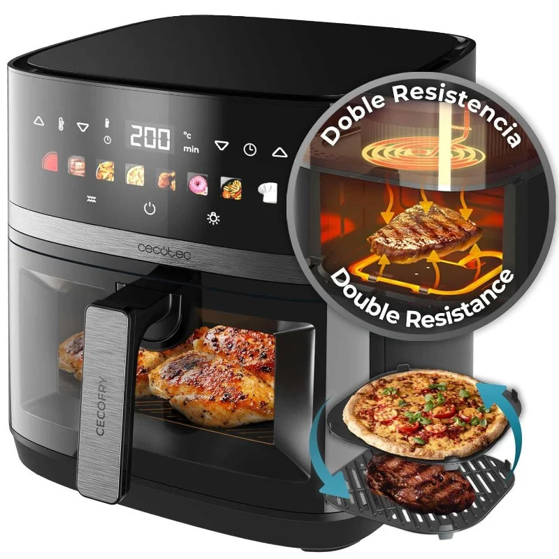 FREIDORA DE AIRE CECOFRY&GRILL DUOHEAT 8000 CECOTEC