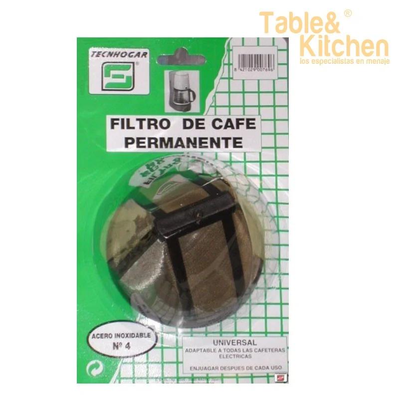 FILTRO CAFE PERMANENTE METALICO Nº4