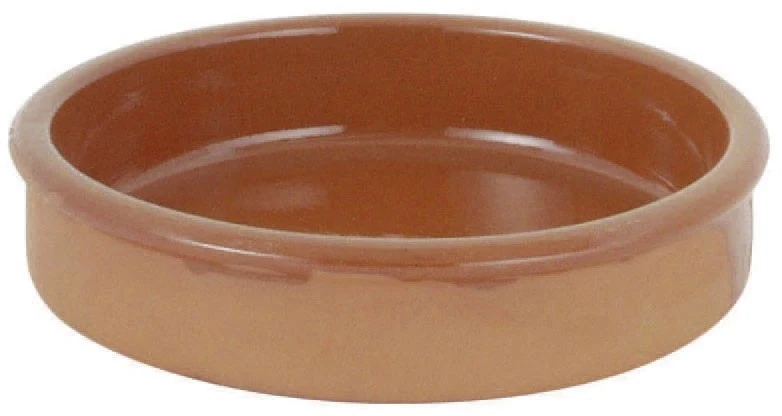 CAZUELA BAJA DE BARRO 15CM