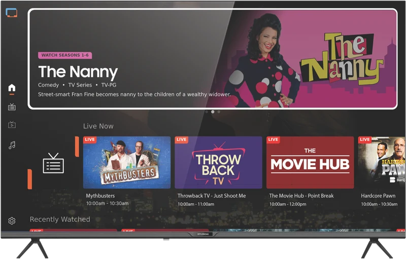 HYUNDAI 50" UHD Tizen QLED Smart TV 2024