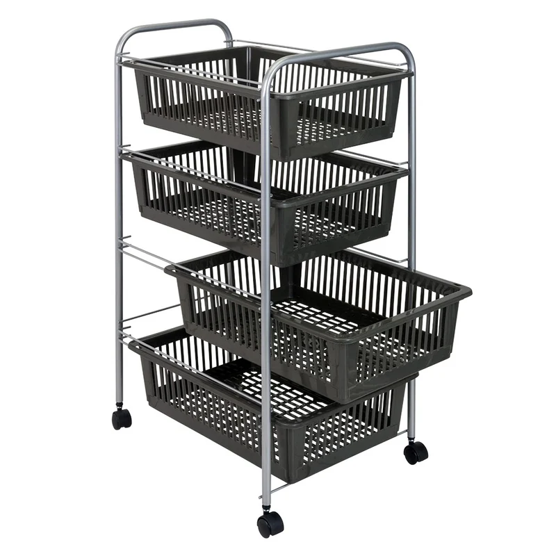 CARRITO - VERDULERO 4 ESTANTES SUPERJUMBO