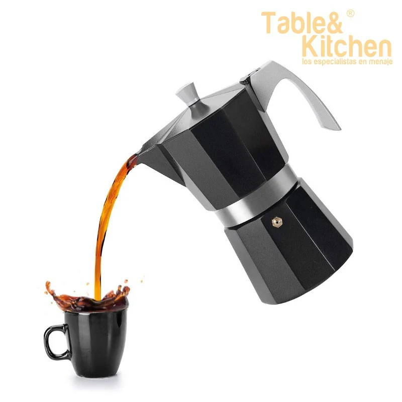 CAFETERA EXPRESS EVVA BLACK 9 TAZAS IBILI