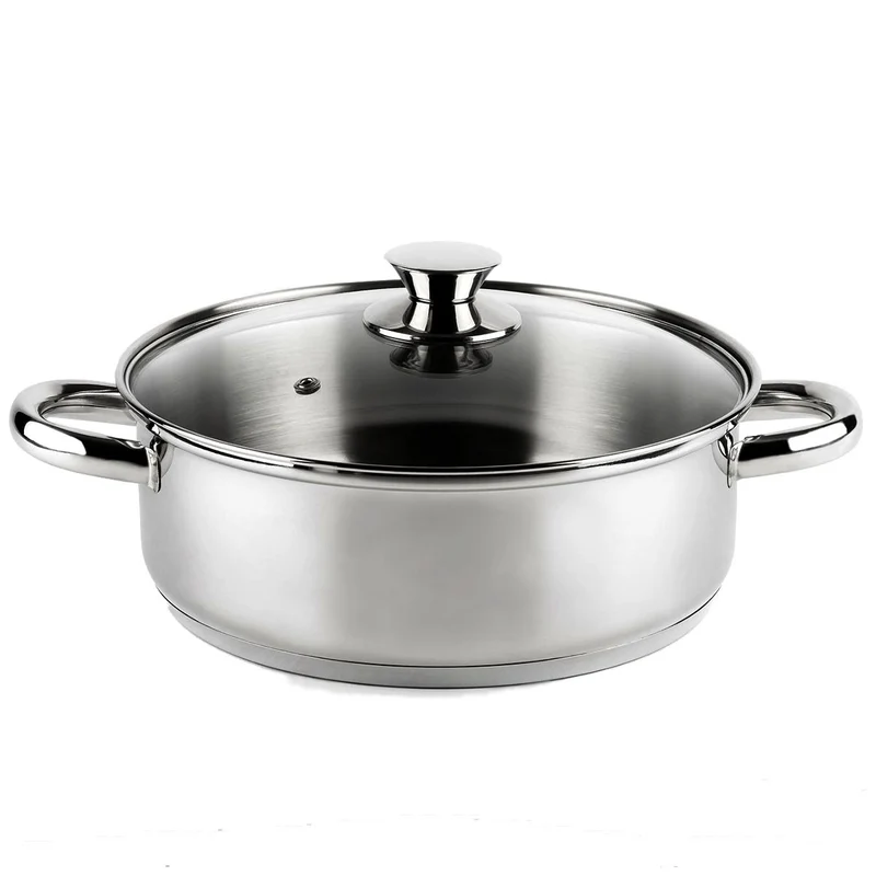 CACEROLA INOX 18/10 INDUCCION 30X12CM VIER