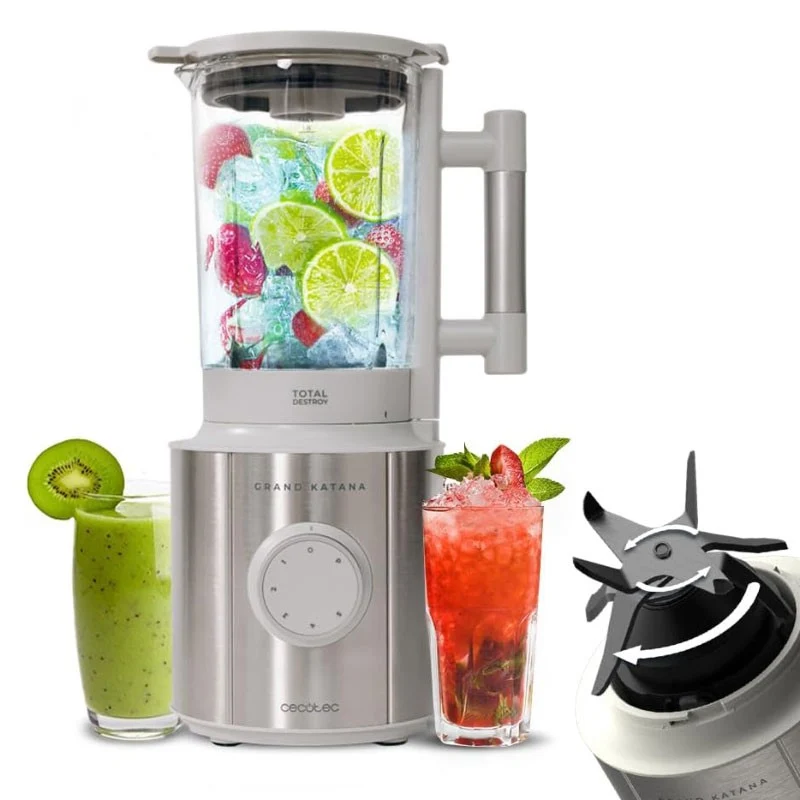 BATIDORA DE VASO GRAND KATANA 1800W TOTAL DESTROY CECOTEC