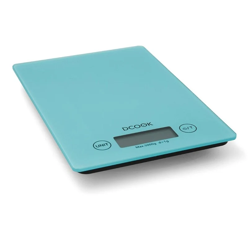 BASCULA COCINA 5KG CRISTAL DCOOK