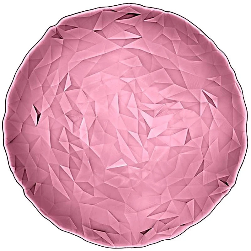 BAJO PLATO DIAMOND CHARG ROCK VIOLETA 33CM