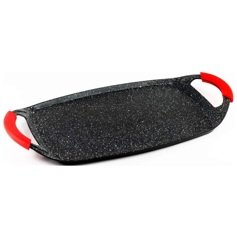 ASADORA ALUMINIO FULL INDUCTION ASAS SILICONA 36 CM