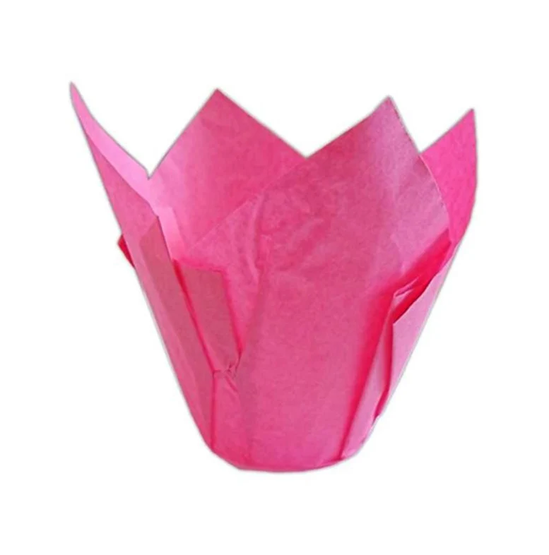 24 CAPSULAS PARA MUFFIN ROSAS ARTYNNOVA