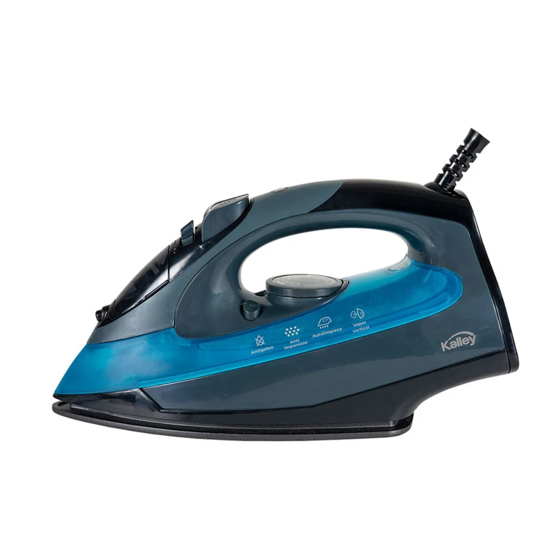 Plancha de Ropa a Vapor KALLEY K-PVAD Suela Cerámica Diamante Azul