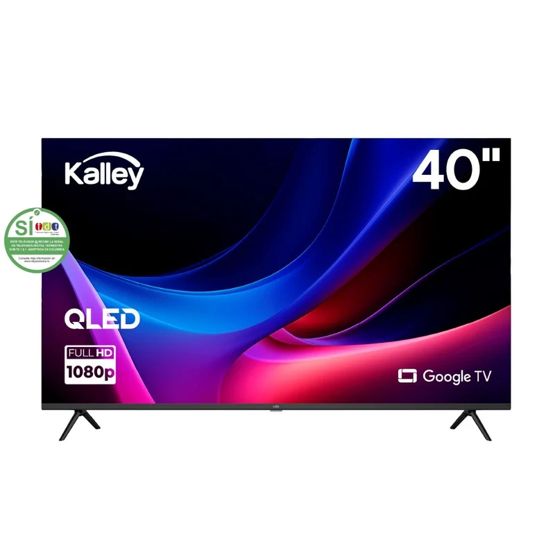 Televisor KALLEY 40 Pulgadas 40GQ200 FHD Qled Google Tv
