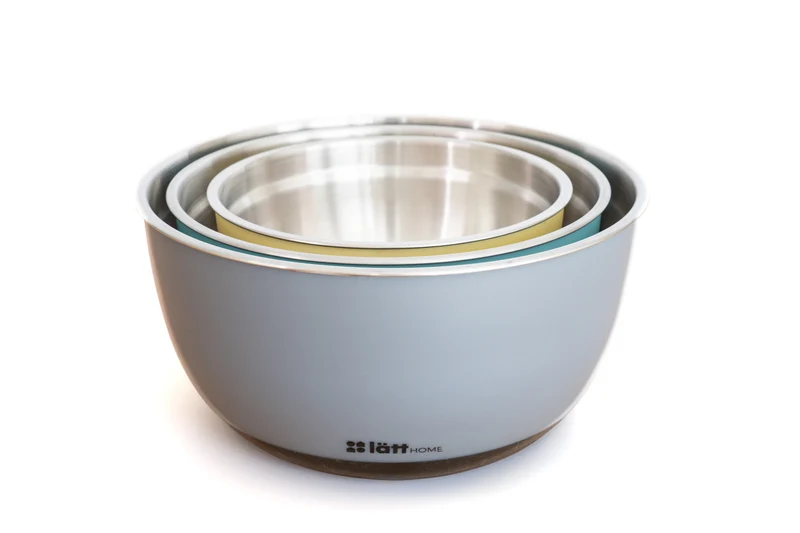 Set de 3 bowls Lätt 19/23/26cm acero inoxidable