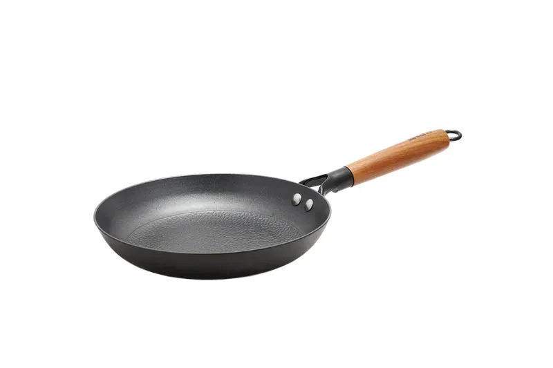 Sartén hierro fundido 24cm mango madera acacia