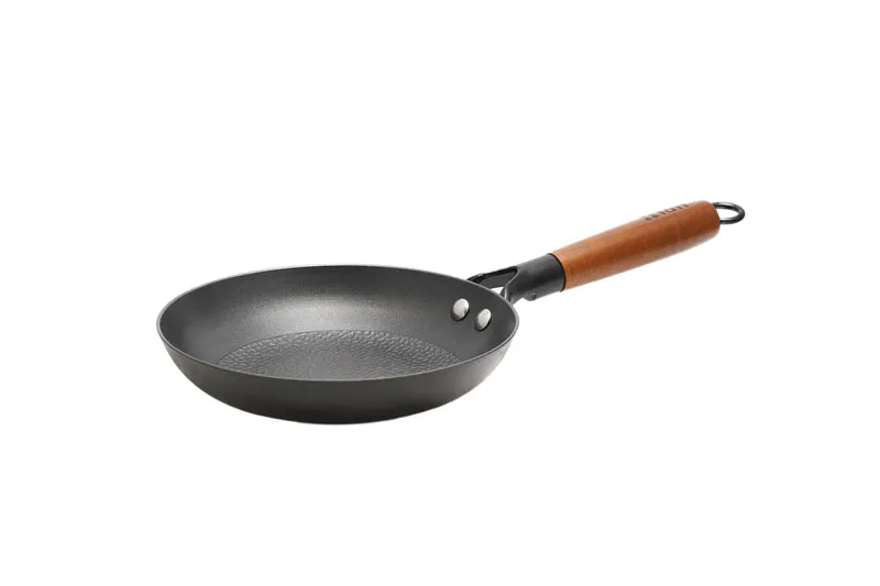 Sartén hierro fundido 20cm mango madera acacia