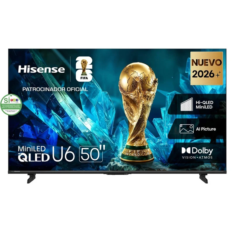 Televisor HISENSE 50 Pulgadas 50U6ESV Uled Miniled 4K UHD