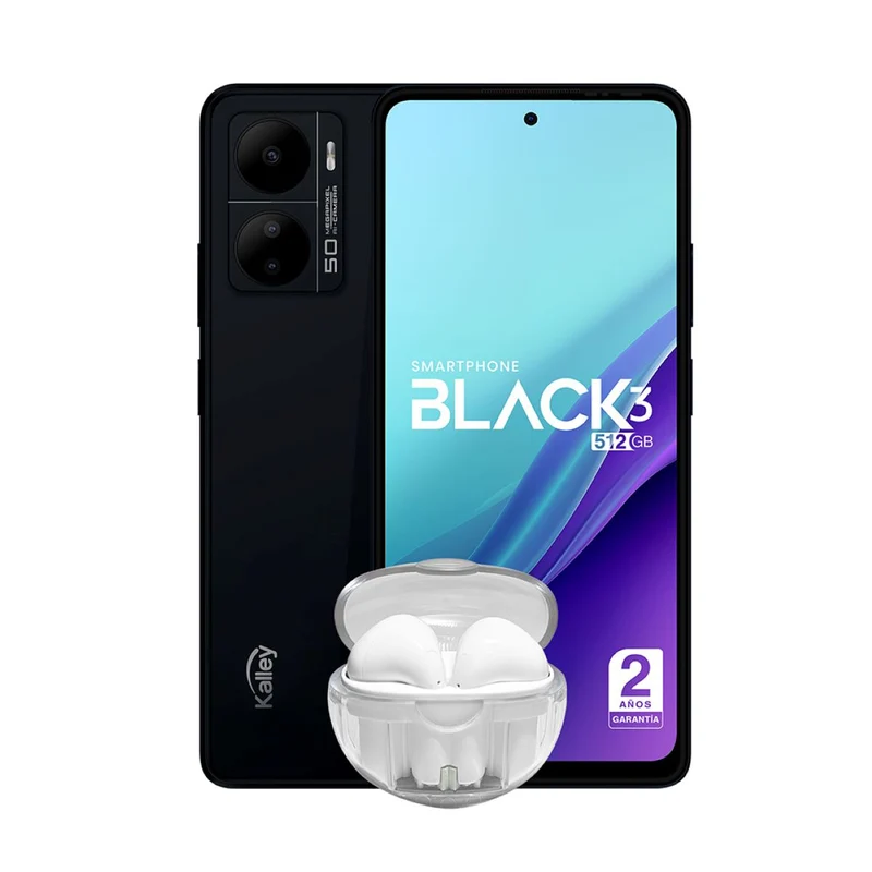 Celular KALLEY BLACK 3 4G 512GB 8GB Ram Negro