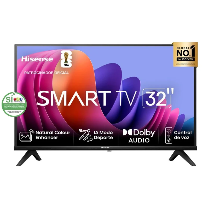 Televisor HISENSE 32 Pulgadas 32A4NV HD SMART TV